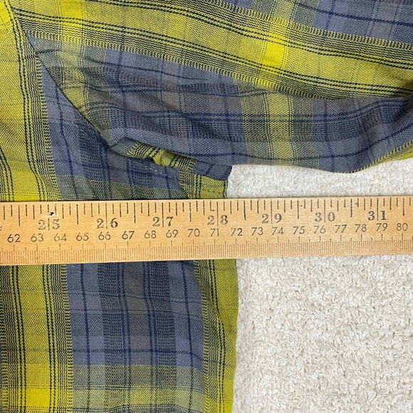 Lot of 2 Columbia Mens XXL Plaid Button Down Shirts Grey Green Regular Fit - Picture 13 of 14